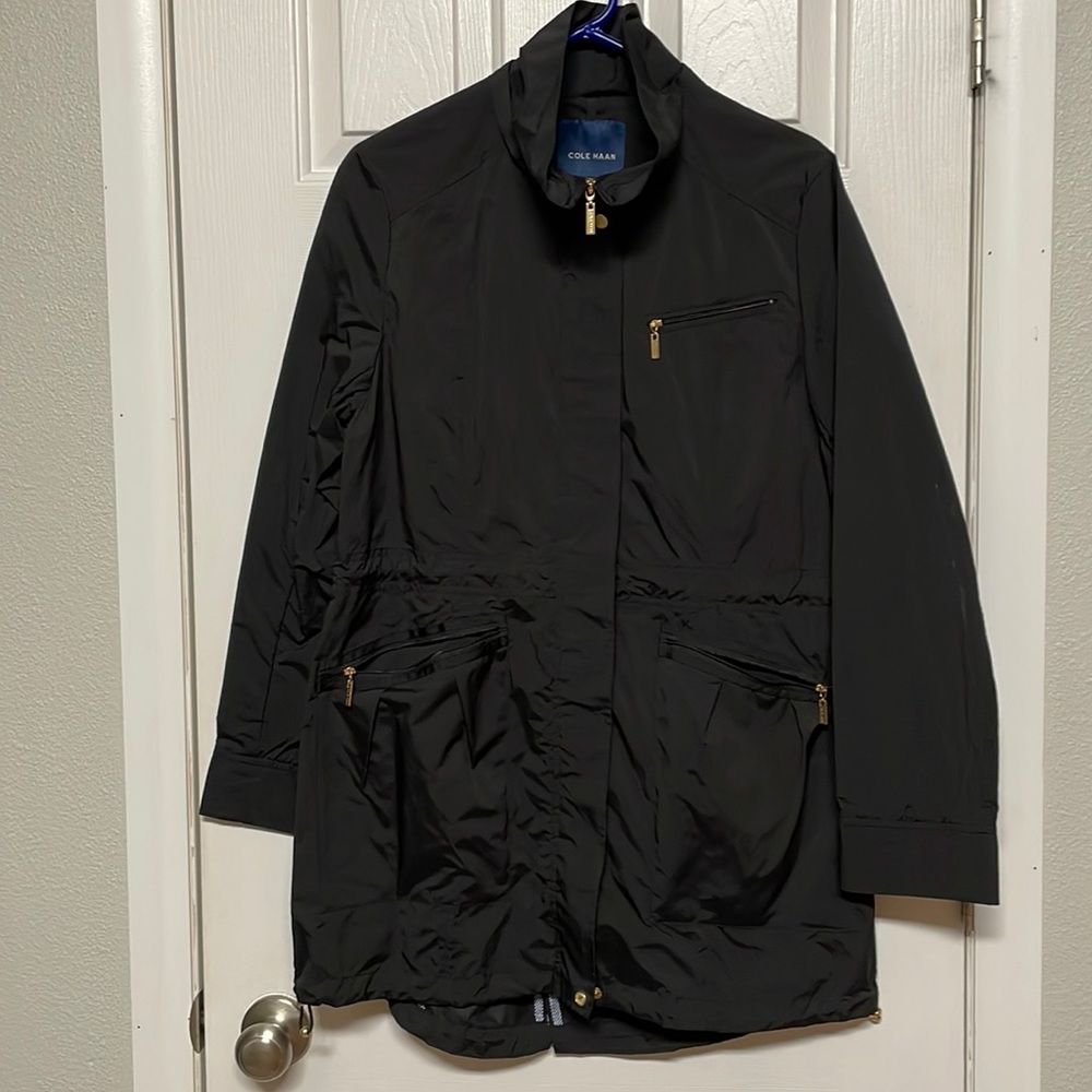 Cole Haan packable rain jacket